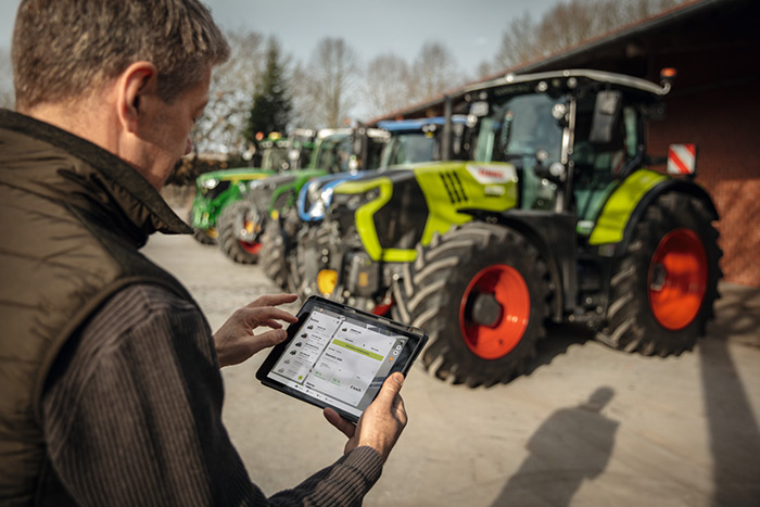 CLAAS connect bietet verschiedene Möglichkeiten gemischte Flotten zu managen: von Smartphone-App als GPS-Tracker über offene Schnittstellen zu anderen Herstellern bis zur zukünftigen Integration von Telemetriedaten diverser Nachrüstpartner.